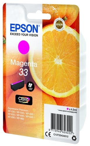 Epson - Magenta - C13T33434022 - Achat / Vente Consommable imprimante sur grosbill.com - 3