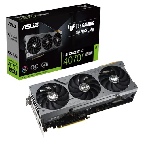 Asus GeForce TUF RTX 4070Ti SUPER O16G GAMING - Carte graphique - 8