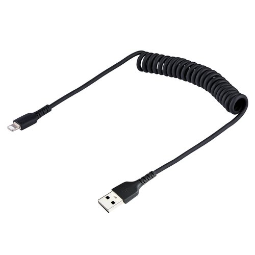 50cm/20in USB to Lightning Cable Coiled - Achat / Vente sur grosbill.com - 1