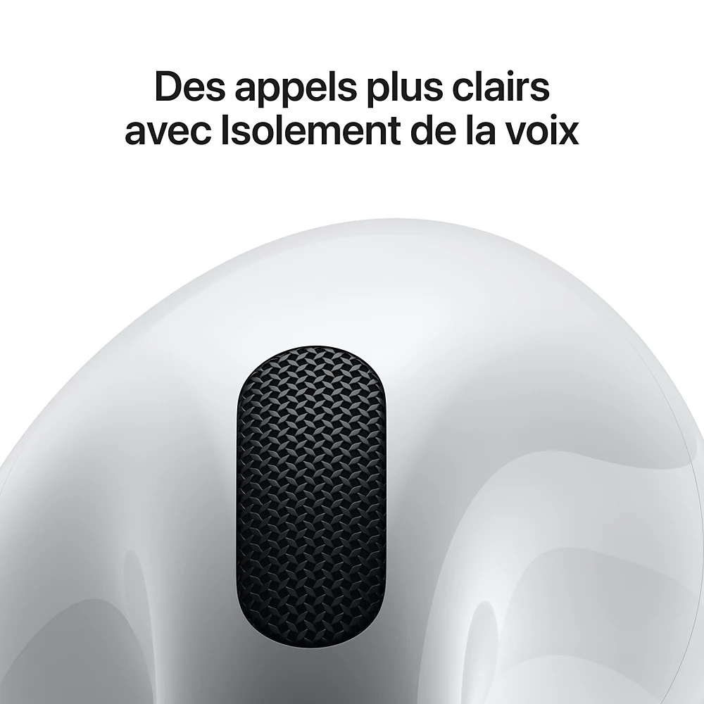 Ecouteur AirPods 4 - Accessoire téléphonie Apple - grosbill.com - 4