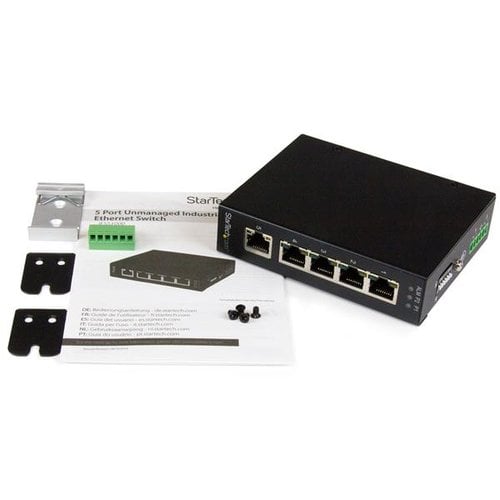 5 Port Industrial Gigabit Network Switch - Achat / Vente sur grosbill.com - 3