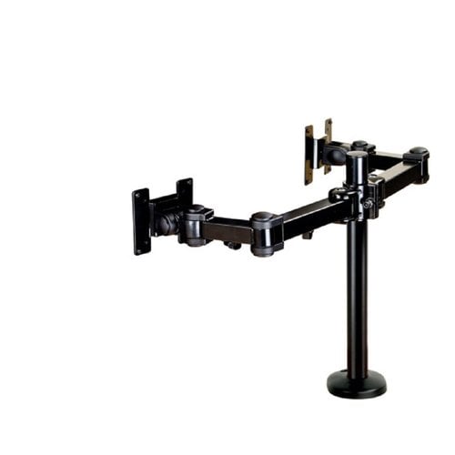 Desk Mount Dual 10-27" Grommet BLACK - Achat / Vente sur grosbill.com - 1