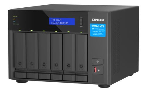 Qnap TVS-H674-I5-32G - 6 HDD/i5-12400/32Go - Serveur NAS Qnap - 6