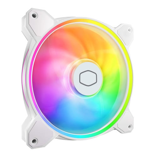 Cooler Master MasterFan MF140 Halo 2 Blanc - Ventilateur boîtier - 1