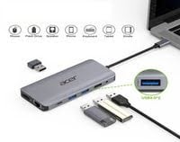 ADAPTATEUR TYPE-C 12-EN-1 : 2x USB 3.0 (HP.DSCAB.009) - Achat / Vente sur grosbill.com - 2