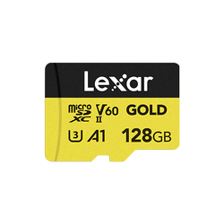 image produit Lexar Gold - Micro SD 128Go V60 Grosbill