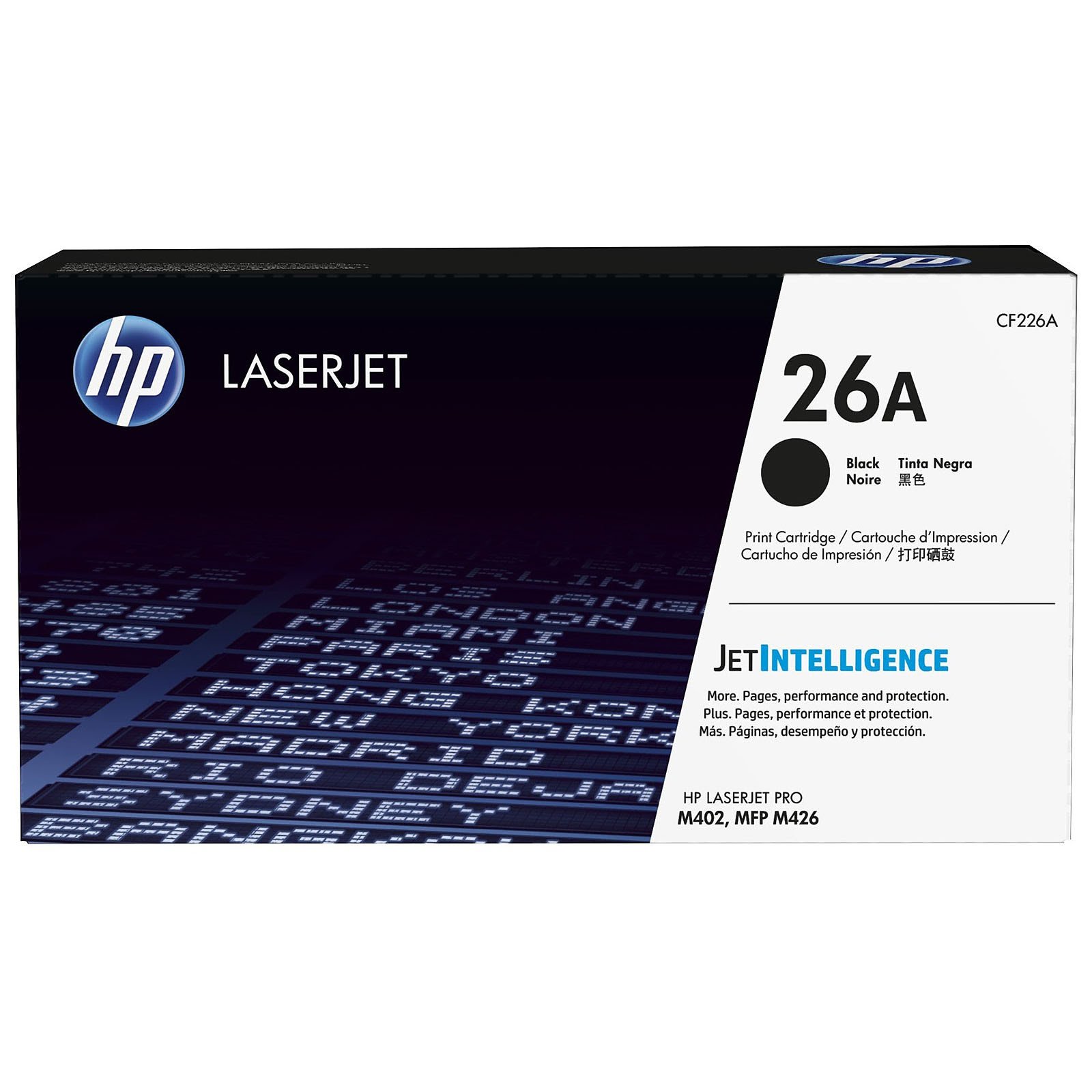 Toner 26A Black - CF226A pour imprimante Laser HP - 0