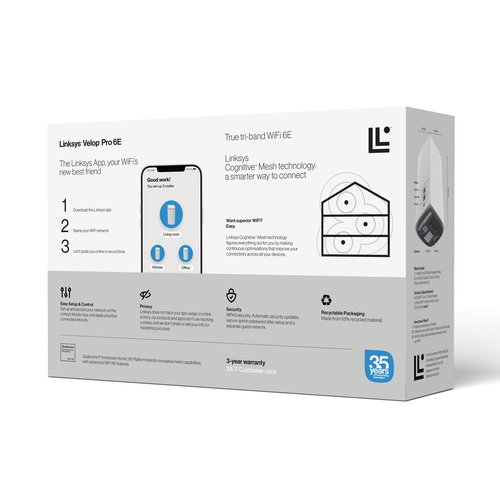 LINKSYS MX6202 Tri-Band Mesh WiFi 6E Router System 2Pack - Achat / Vente sur grosbill.com - 17