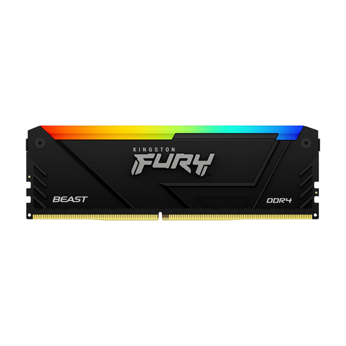 Kingston FURY Beast RGB 16GB 3600MT/s DDR4 CL17 DIMM - Mémoire PC Kingston sur grosbill.com - 1