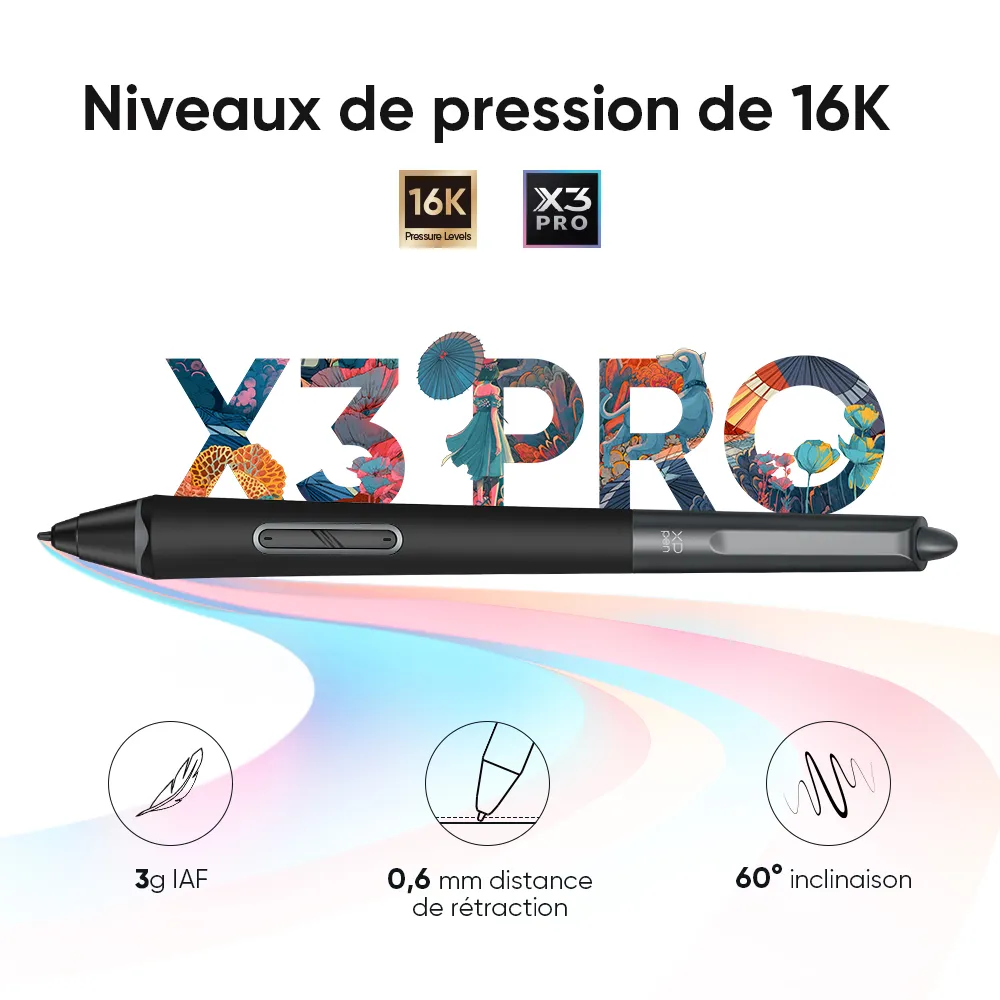 XPPEN Deco Pro XLW Gen 2/5080LPI/15"/Noir - Tablette graphique - 4