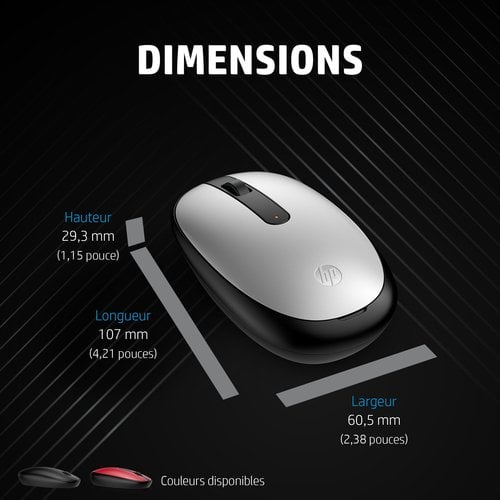 HP 240 LWH Bluetooth Mouse EMEA-INTL Eng - Achat / Vente sur grosbill.com - 5