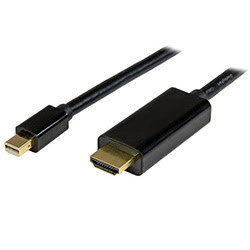 Connectique PC StarTech cable Mini DisplayPort vers HDMI M/M - 2m Grosbill