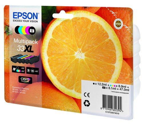 Epson 33 XL 5-COLOURS MULTIPACK - Achat / Vente Consommable imprimante sur grosbill.com - 1