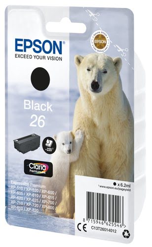 Epson - Noir - C13T26014012 - Achat / Vente Consommable imprimante sur grosbill.com - 1