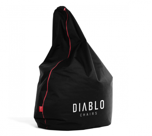 Diablo Chairs  Pouf Gamer Noir - Siège PC Gamer - grosbill.com - 0