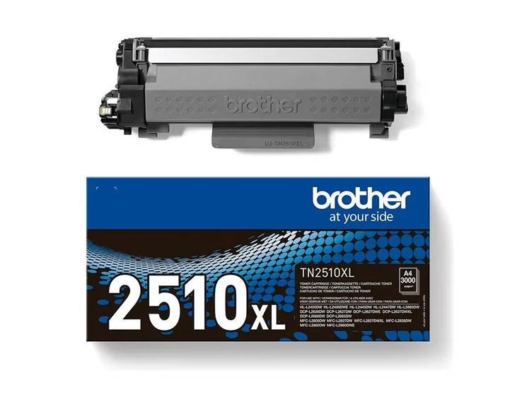 Toner Noir TN-2510XL pour imprimante Laser Brother - 0