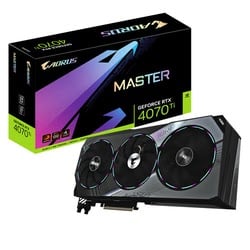 Carte graphique Gigabyte AORUS GeForce RTX 4070 Ti MASTER 12G-Seconde Vie-Etat Satisfaisant Grosbill