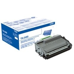 Toner Noir rendement élevé 8000 pages - TN-3480 pour imprimante Laser Brother - 0