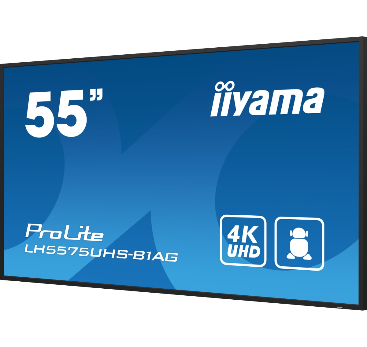 Iiyama LH5575UHS-B1AG - 54.6" 4K IPS Android RJ45/WIFI (LH5575UHS-B1AG) - Achat / Vente Affichage dynamique sur grosbill.com - 1