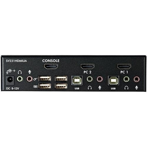 2 Port USB HDMI KVM Switch w/Audio - Achat / Vente sur grosbill.com - 3