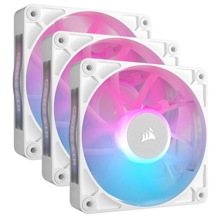 image produit Corsair iCUE LINK RX120 RGB Triple kit - Blanc Grosbill