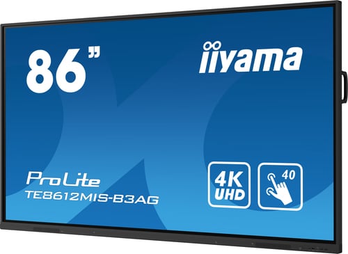 Iiyama ProLite TE8612MIS-B3AG - 86" 4K Tactile Android RJ45 USB-C (TE8612MIS-B3AG) - Achat / Vente Affichage collaboratif sur grosbill.com - 3