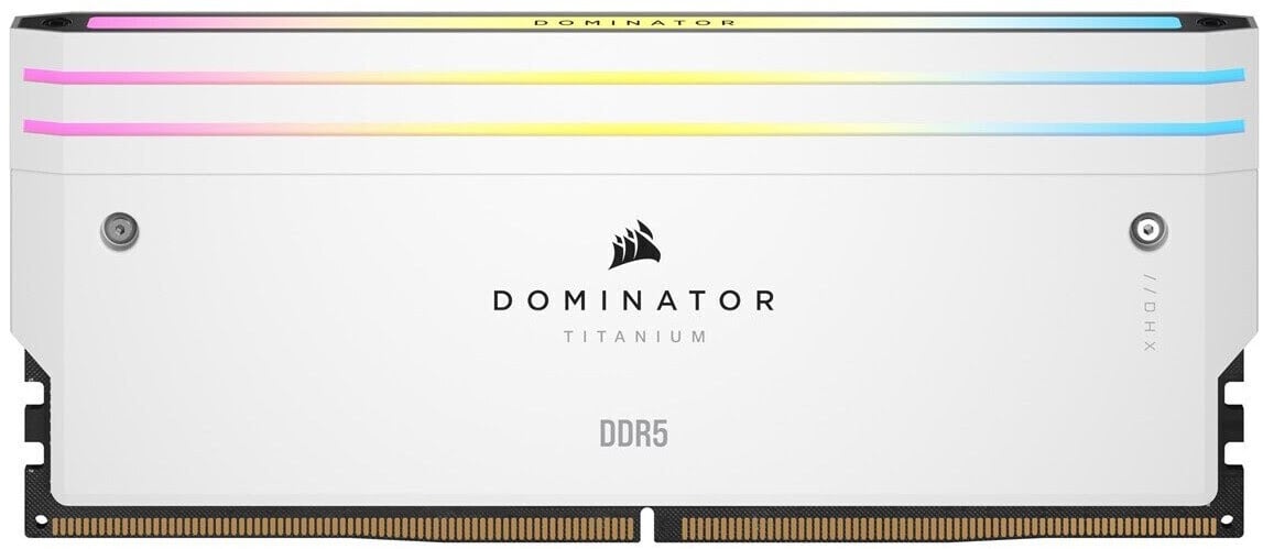 Corsair Dominator Titanium RGB 64Go (2x32Go) DDR5 6600MHz - Mémoire PC Corsair sur grosbill.com - 1