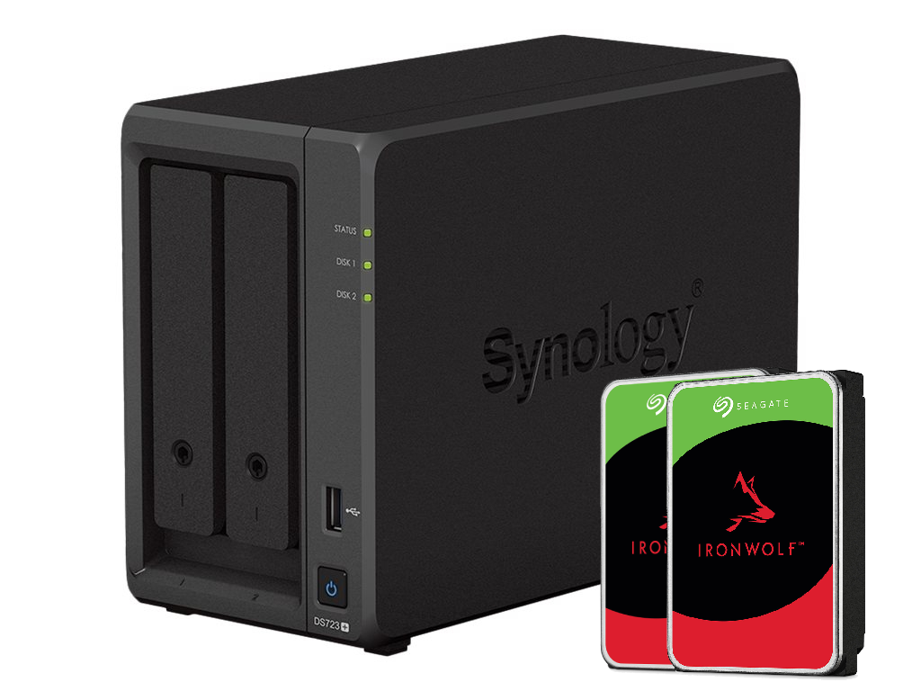 Synology DS723+ - 2 Baies avec 2 Disques de 4To - Serveur NAS - 0