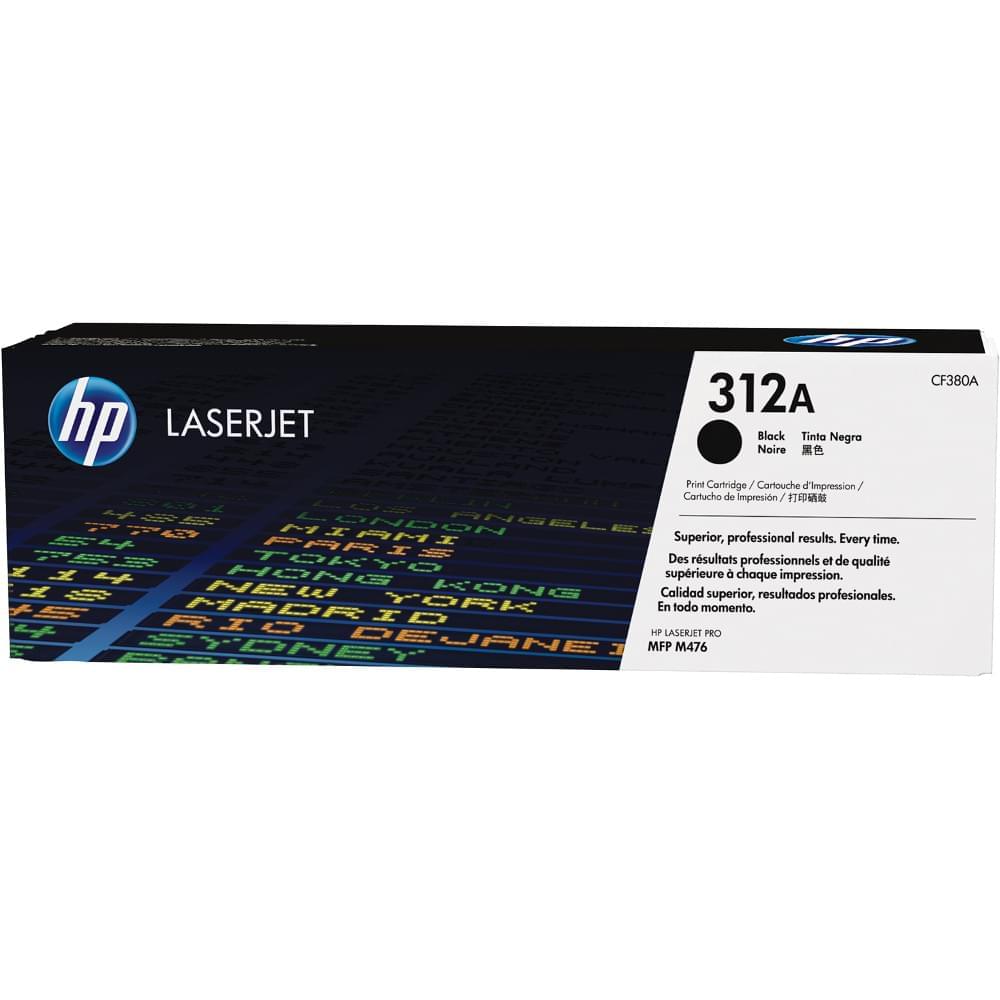 Toner Black HP 312A - CF380A pour imprimante Laser HP - 0