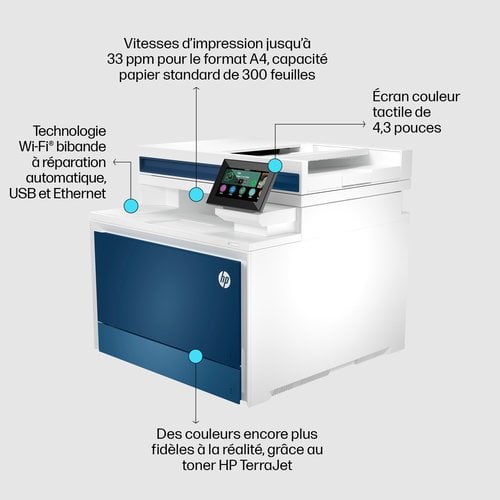 HP Color LaserJet Pro MFP 4302dw - Achat / Vente sur grosbill.com - 9