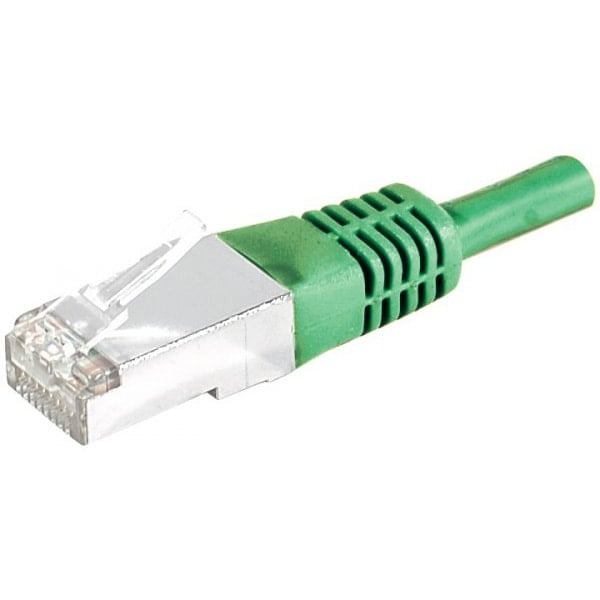 Cordon Cat.6A S/FTP Vert - 2m - Connectique réseau - grosbill.com - 0