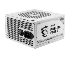 image produit MSI ATX 850W - 80+ GOLD FM - MAG A850GL WHITE PCIE5 Grosbill