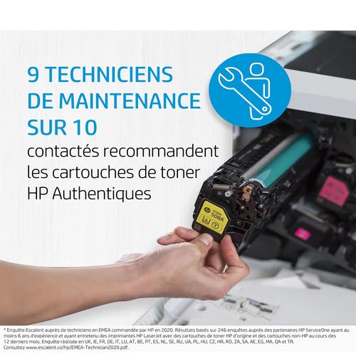 HP - Cyan - CE261A - Achat / Vente Consommable imprimante sur grosbill.com - 1