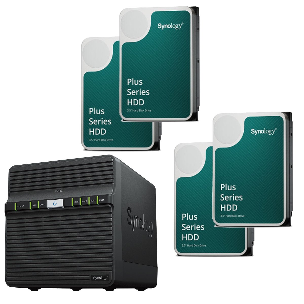 Synology DS423 - 4 Baies avec 4 disques de 6To - Serveur NAS - 0