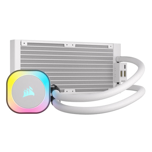 Corsair iCUE LINK H100i RGB 240 Blanc - Watercooling Corsair - 1