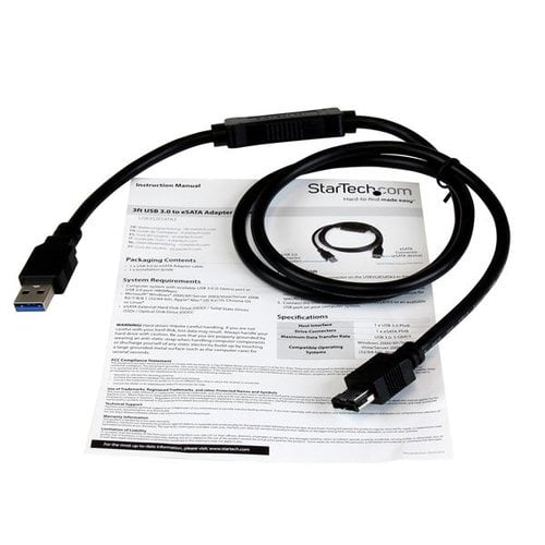 USB 3.0 to eSATA HDD/SSD/ODD 3ft Cable - Achat / Vente sur grosbill.com - 6