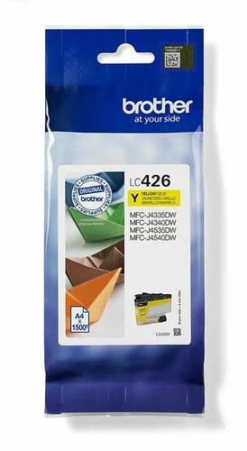 Cartouche d'encre Jaune 3000 pages - LC426Y pour imprimante  Brother - 1