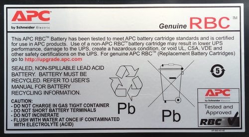  Batterie de remplacement RBC55 - Achat / Vente sur grosbill.com - 1