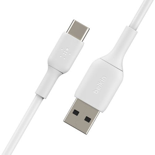 USB-A to USB-C Cable 0.15M White - Achat / Vente sur grosbill.com - 1