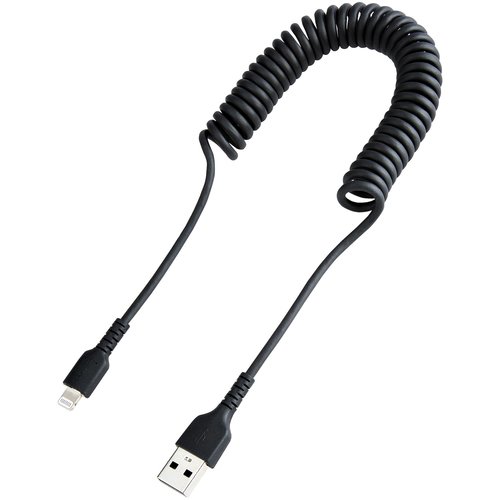 1m/3ft USB to Lightning Cable Coiled - Achat / Vente sur grosbill.com - 1