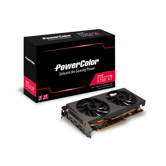 PowerColor RX 5700XT 8GB  - Carte graphique PowerColor - 0