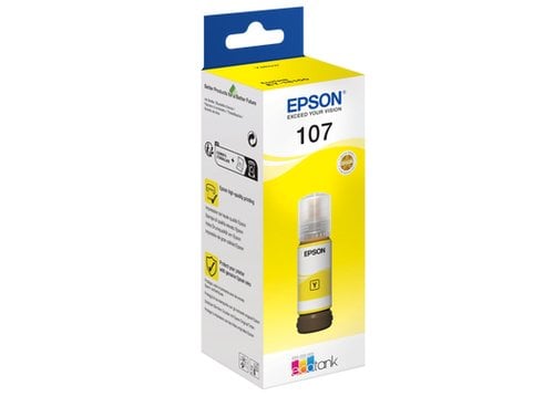 Epson Ink/108 EcoTank Yellow ink bottle - Achat / Vente Consommable imprimante sur grosbill.com - 2