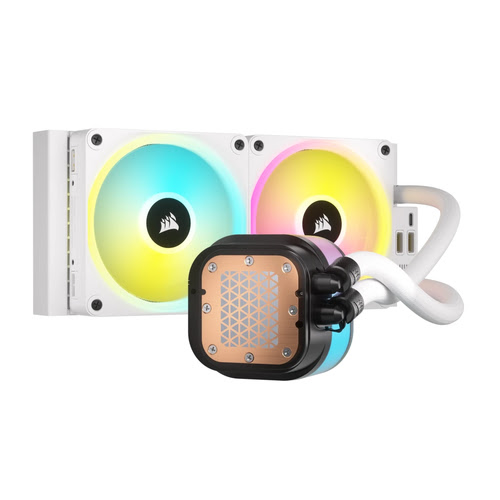 Corsair iCUE LINK H100i RGB 240 Blanc - Watercooling Corsair - 5