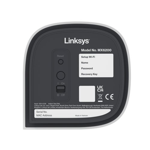 LINKSYS MX6201 Tri-Band Mesh WiFi 6E Router - Achat / Vente sur grosbill.com - 5