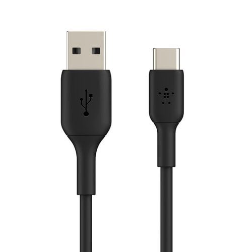 USB-A to USB-C Cable 1M Black - Achat / Vente sur grosbill.com - 2