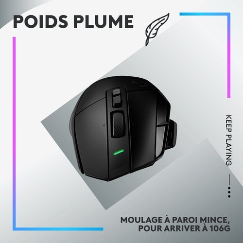 Logitech G502 X PLUS BLACK LIGHTFORCE - Souris PC Logitech - 15