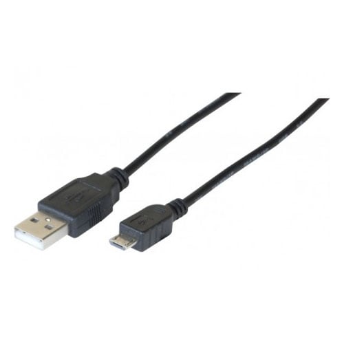 Câble Micro USB B - USB A - 0,50m - Connectique PC - grosbill.com - 0