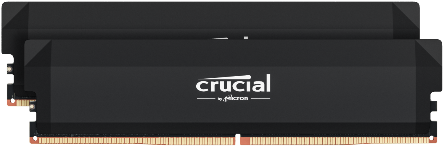 Crucial Pro Overclocking 64G (2x32G) 6000MHz CL40 Noir - Mémoire PC Crucial sur grosbill.com - 0