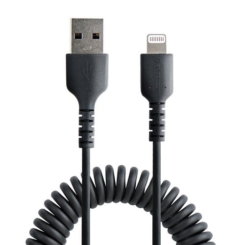 50cm/20in USB to Lightning Cable Coiled - Achat / Vente sur grosbill.com - 2