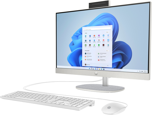 HP 24-cr0009nf 23.8"FHD/i5-1335U/16Go/512Go/W11 Blanc - All-In-One PC/MAC - 1